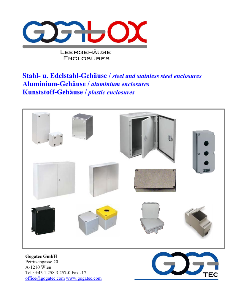 Leergehäuse Enclosures