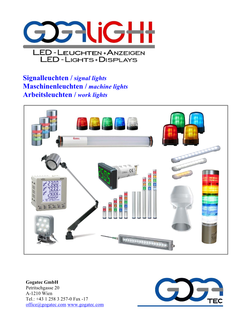 LED-Leuchten+Anzeigen LED-Lights+Displays