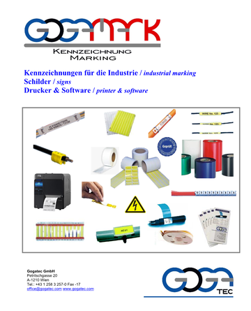 Kennzeichnung + Drucker Marking + Printers