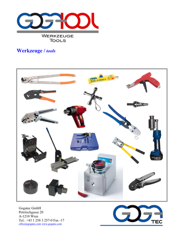 Werkzeuge Tools