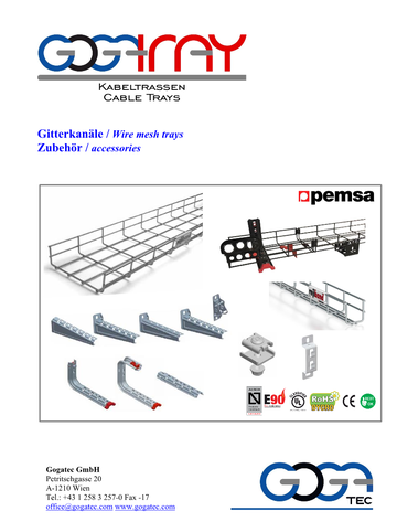 Kabeltrassen Cable-Trays