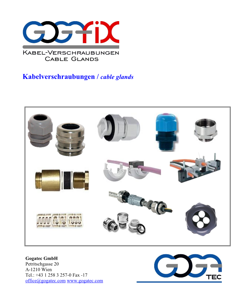Kabelverschraubungen Cable-Glands