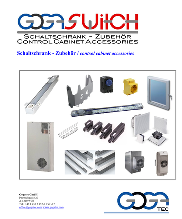 Schaltschrank-Zubehör Control-Cabinet-Accessories