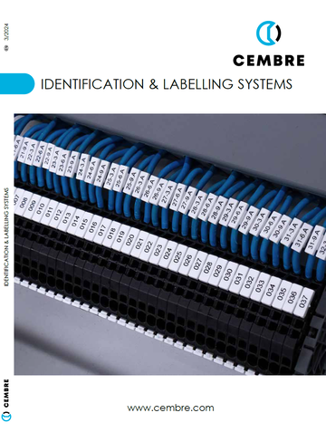 CEMBRE MG4 Thermal transfer printers card formats englisch